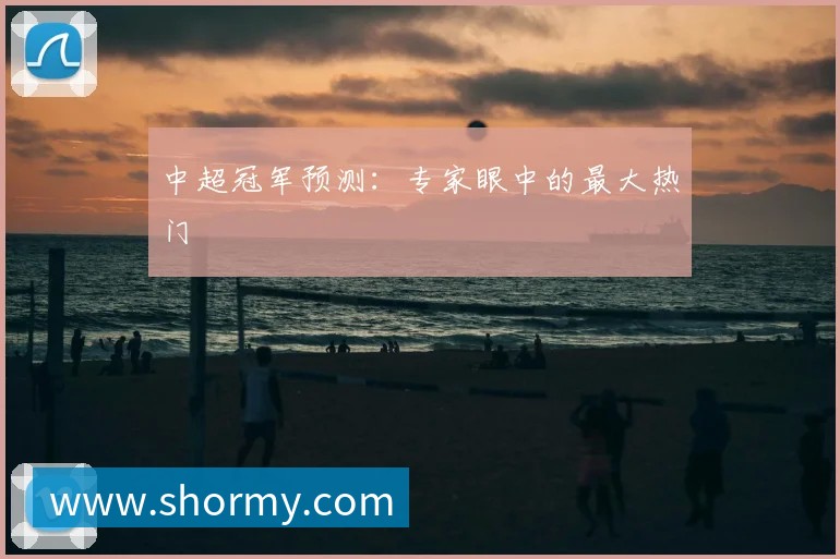 中超冠军预测:专家眼中的最大热门